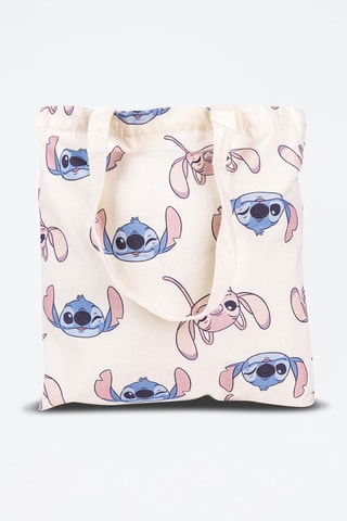 Tote bag Stitch Lilo et Stitch Disney - Beige et rose
