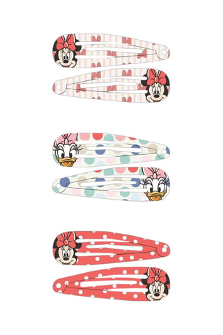 6 pinces à cheveux Minnie et Daisy Disney