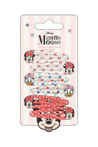 6 pinces à cheveux Minnie et Daisy Disney