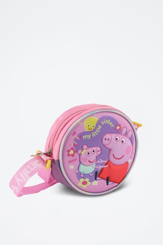 Sac bandoulière Georges et Peppa Pig - Rose