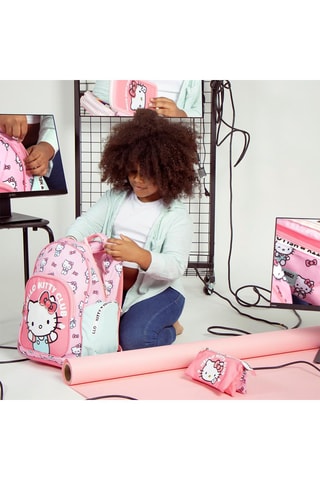 Trousse Hello Kitty - Blanc, noir et rose