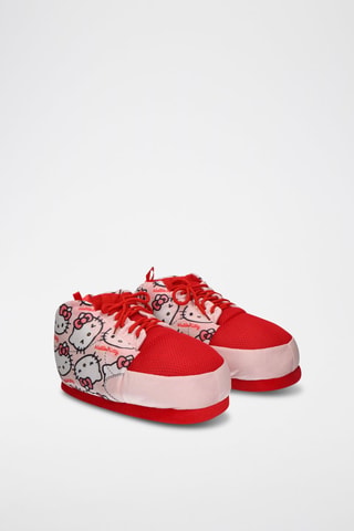 Pantoufles montantes Hello Kitty Sanrio - Rouge