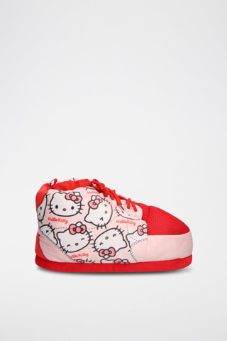 Pantoufles montantes Hello Kitty Sanrio - Rouge