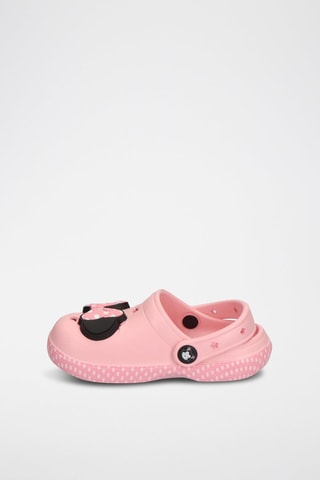 Sabots Minnie Disney - Noir et rose