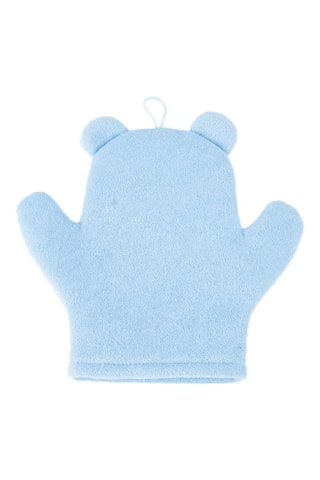 Gants de toilette à oreilles Care Bears - Bleu
