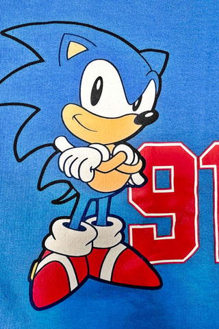 Teddy Sonic Le Hérisson - Rouge et bleu
