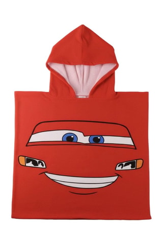 Poncho de bain Flash McQueen Cars Disney Pixar - Rouge