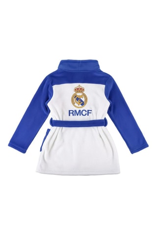 Peignoir Real Madrid - Blanc - Blanc et bleu