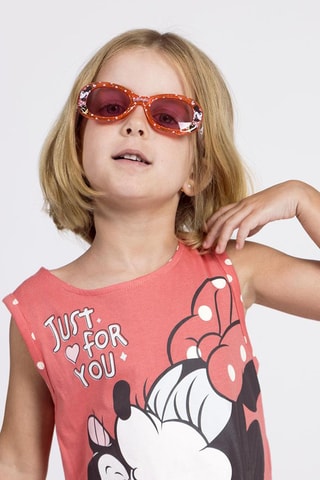 Lunettes de soleil enfant Minnie Disney - Blanc, rouge et rose