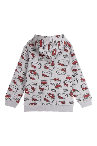 Sweat à capuche Hello Kitty Sanrio - Gris