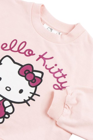 Robe trompe-l'œil Hello Kitty Sanrio - Blanc et rose