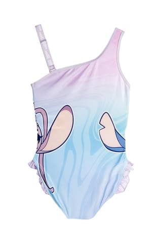 Maillot 1 pièce Stitch et Angel Lilo et Stitch Disney - Bleu et rose
