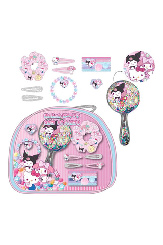 Coffret accessoires de beauté Hello Kitty Sanrio - 13 pièces