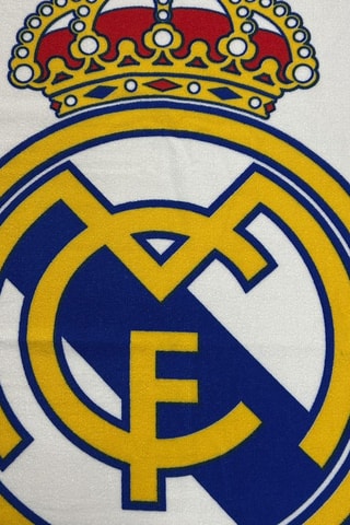 Serviette de plage Real Madrid - Blanc - Blanc et bleu