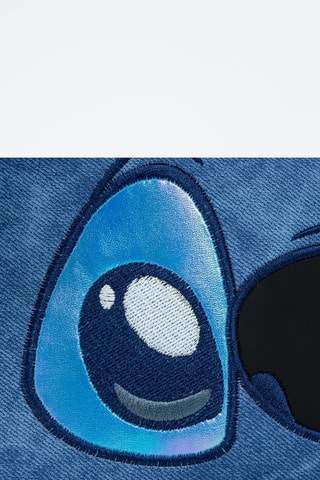 Trousse de toilette en jean Stitch Lilo et Stitch Disney - Bleu