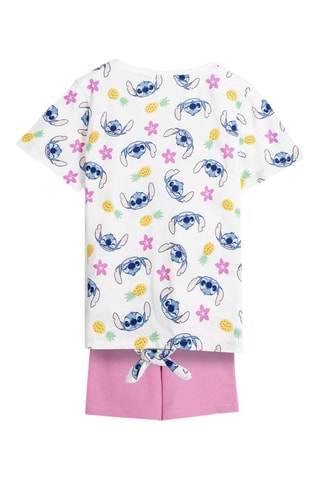 T-shirt et short Stitch Lilo et Stitch Disney - Rose