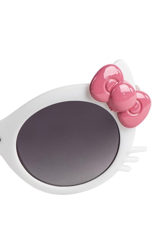 Lunettes de soleil enfant Hello Kitty Sanrio - Blanc, noir et rose