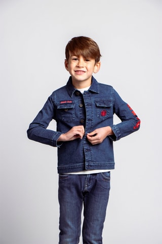 Veste en jean Spider-man Avengers Marvel - Bleu