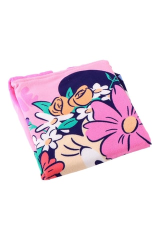 Cape de bain à capuche Minnie Disney - Rose