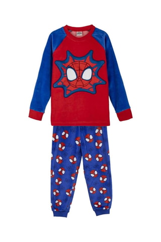 Pyjama polaire Spider-Man Avengers Marvel - Bleu cobalt - Bleu