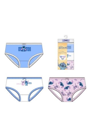 3 slips Stitch et Angel Lilo et Stitch Disney - Multicolore