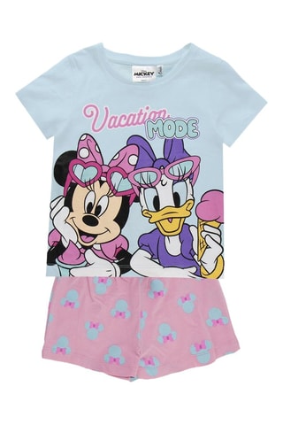Pyjama Minnie Disney - Bleu et rose