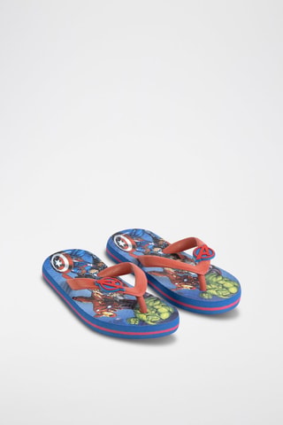 Tongs Avengers Marvel - Blanc, rouge et vert
