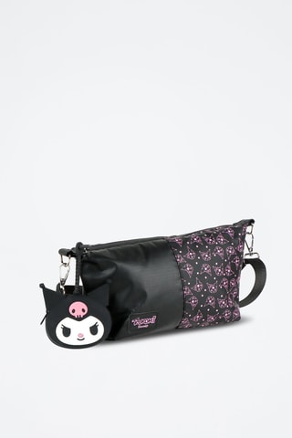 Sac bandoulière Kuromi Hello Kitty Sanrio - Noir