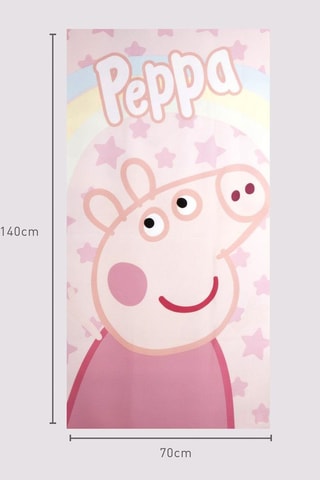 Drap de douche Peppa Pig - 70 x 140 cm - Rose