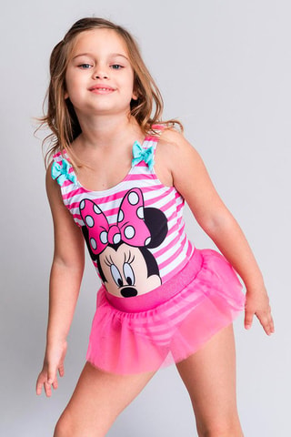 Maillot 1 pièce Minnie Disney - Rose