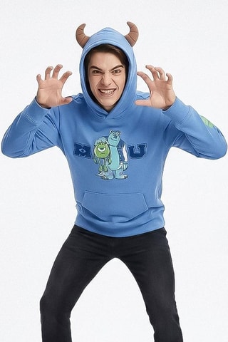 Sweat à capuche Monstres & Cie Disney Pixar - Bleu