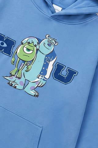 Sweat à capuche Monstres & Cie Disney Pixar - Bleu