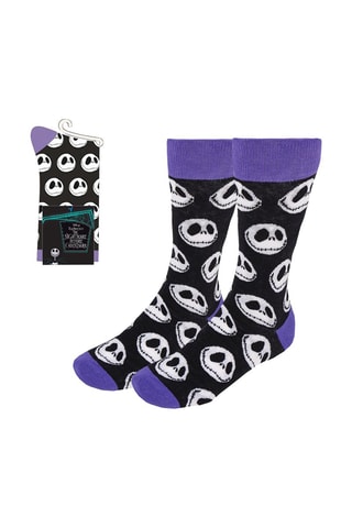 Chaussettes Jack L'étrange Noël de Monsieur Jack - Noir et violet - Noir et violet
