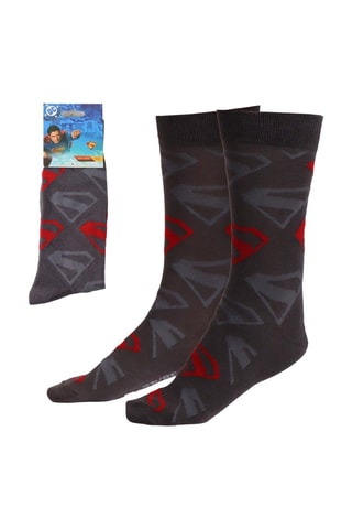 Chaussettes Superman La Ligue des Justiciers DC Comics - Gris