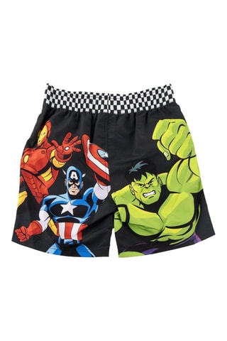 Short de bain Avengers Marvel - Noir