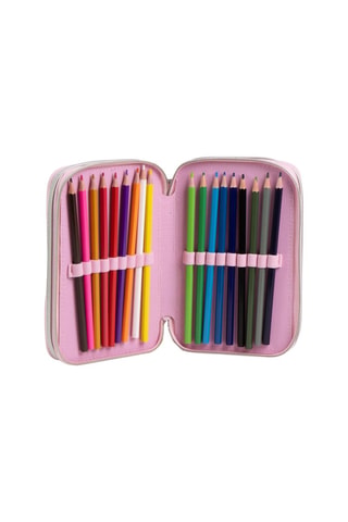 Trousse garnie Minnie Disney - 44 pièces - Bleu et rose