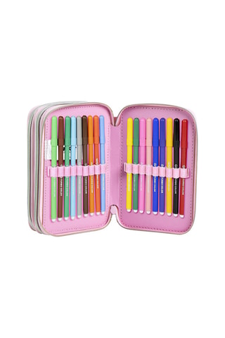 Trousse garnie Minnie Disney - 44 pièces - Bleu et rose