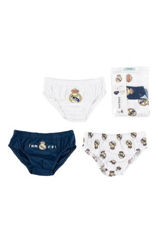 3 slips Real Madrid - Rouge, bleu et jaune