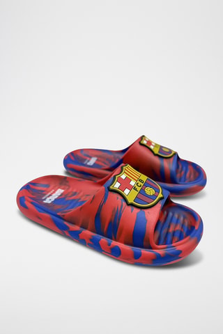 Claquettes FC Barcelone - Bleu