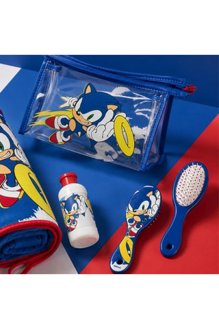 Trousse de toilette de voyage garnie Sonic - Bleu