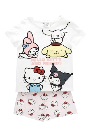 Pyjama Hello Kitty Sanrio - Blanc et rose