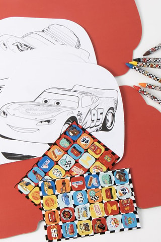 Album de coloriage Flash McQueen Cars Disney Pixar