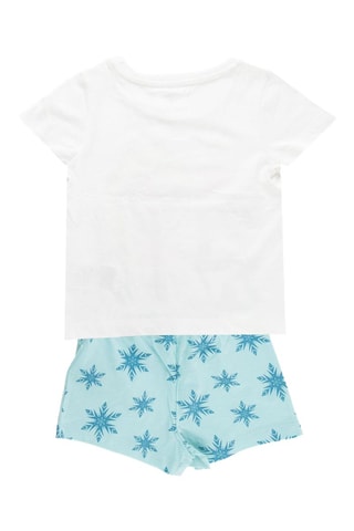 Pyjama Elsa La reine des neiges Disney - Blanc et bleu