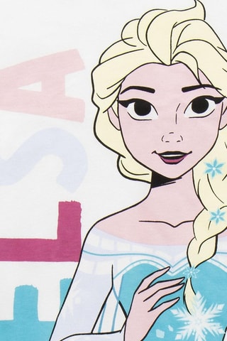 Pyjama Elsa La reine des neiges Disney - Blanc et bleu