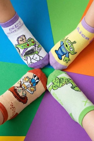 7 paires de chaussettes Toy Story Disney Pixar - Multicolore