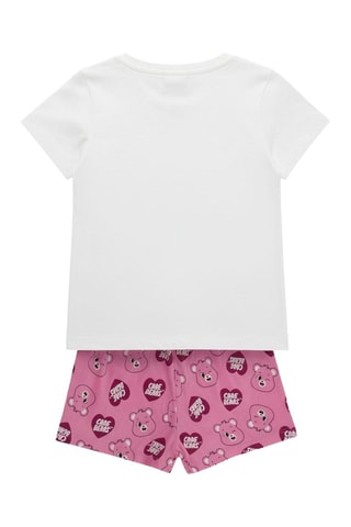 Pyjama Toucâlin et Touronchon Les Bisounours - Blanc et rose