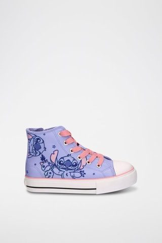 Baskets montantes Stitch Lilo et Stitch Disney - Bleu