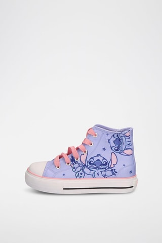 Baskets montantes Stitch Lilo et Stitch Disney - Bleu
