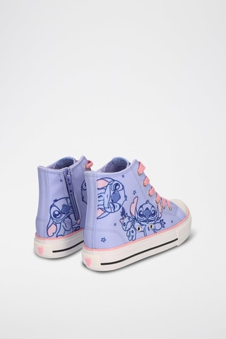 Baskets montantes Stitch Lilo et Stitch Disney - Bleu