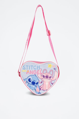 Sac bandoulière Angel et Stitch Lilo et Stitch Disney - Bleu et rose